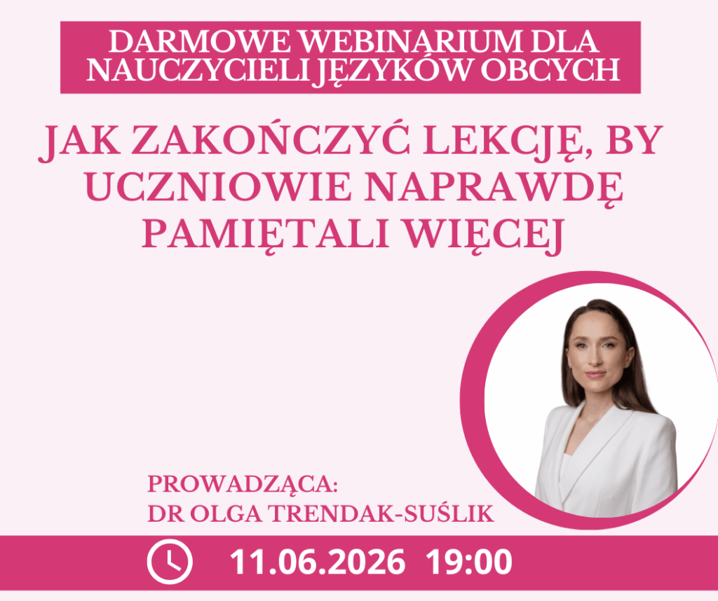 webinarium dla nauczycieli języków obcych